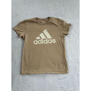 Women's Adidas Golf Tee Shirt Size M, Tan, Workout, Casual, Outdoors